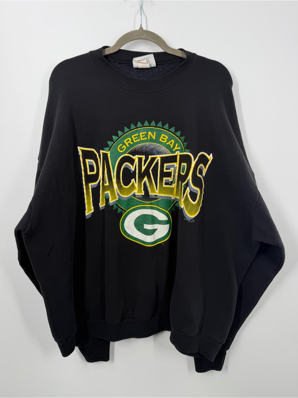 Vintage CSA Green Bay Packers Black Sweatshirt